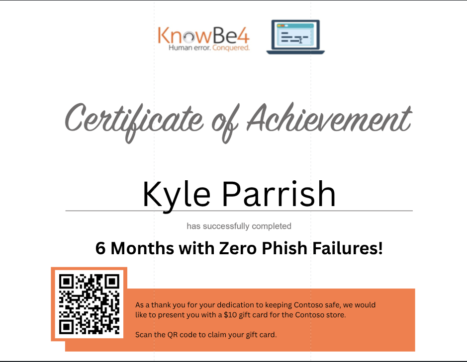 knowbe4-certificate